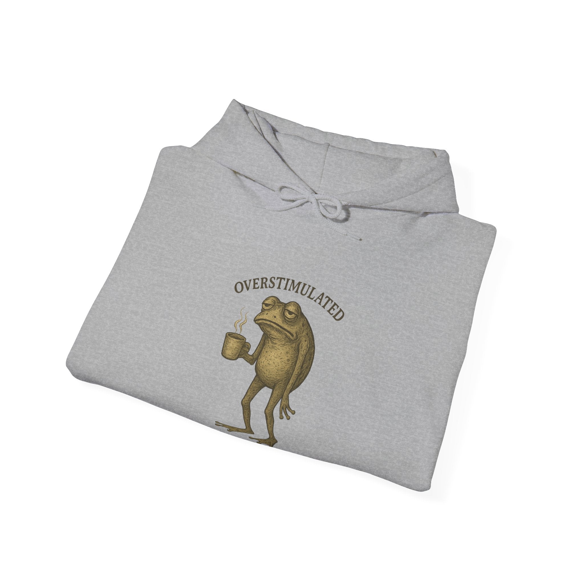 Overstimulated - Coffee Frog Hoodie