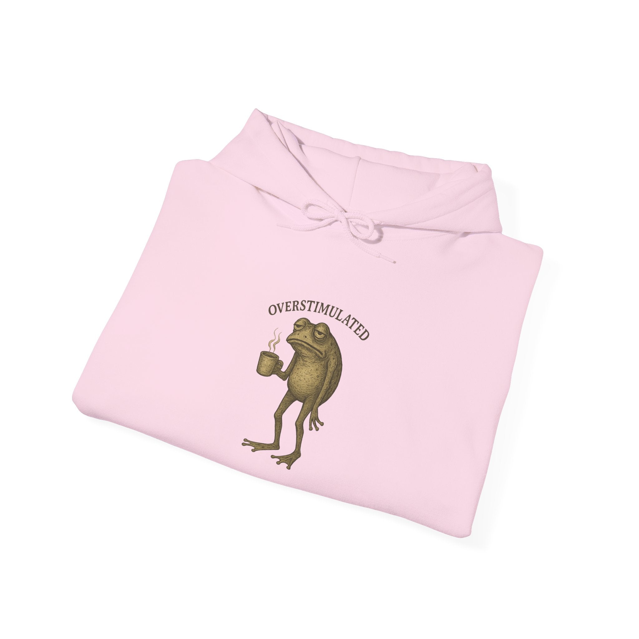 Overstimulated - Coffee Frog Hoodie