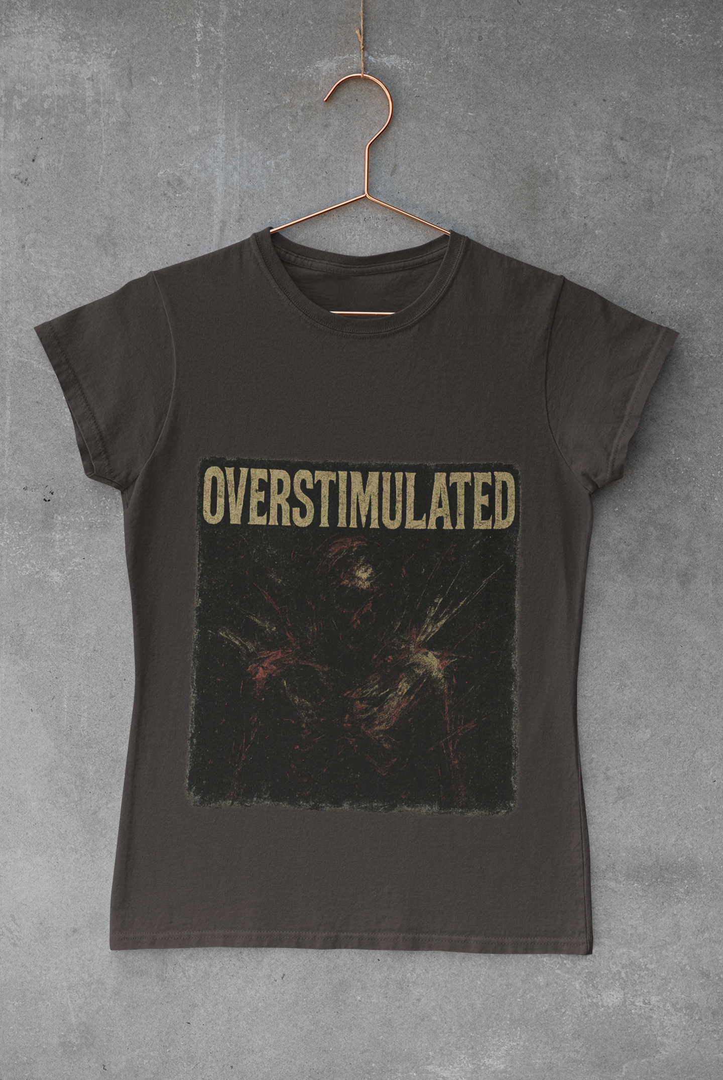 Overstimulated - Grunge Cotton Tee