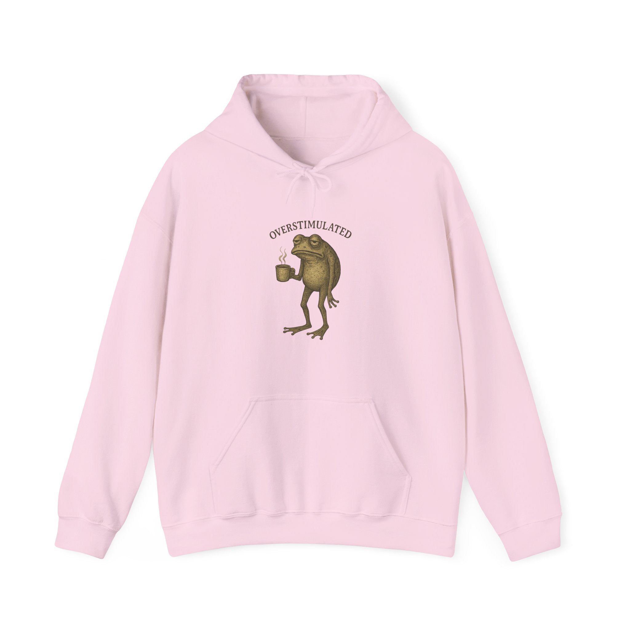 Overstimulated - Coffee Frog Hoodie