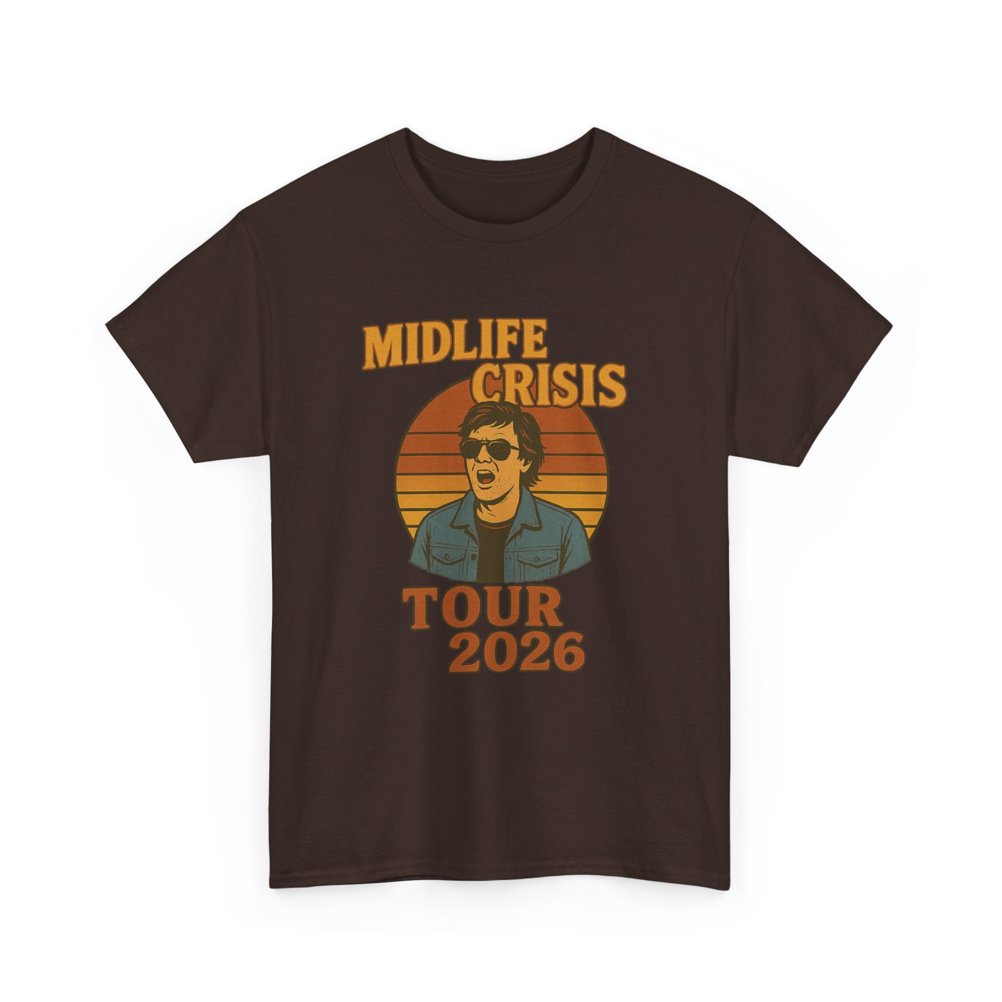 Midlife Crisis Tour 2026 Heavy Cotton Tee