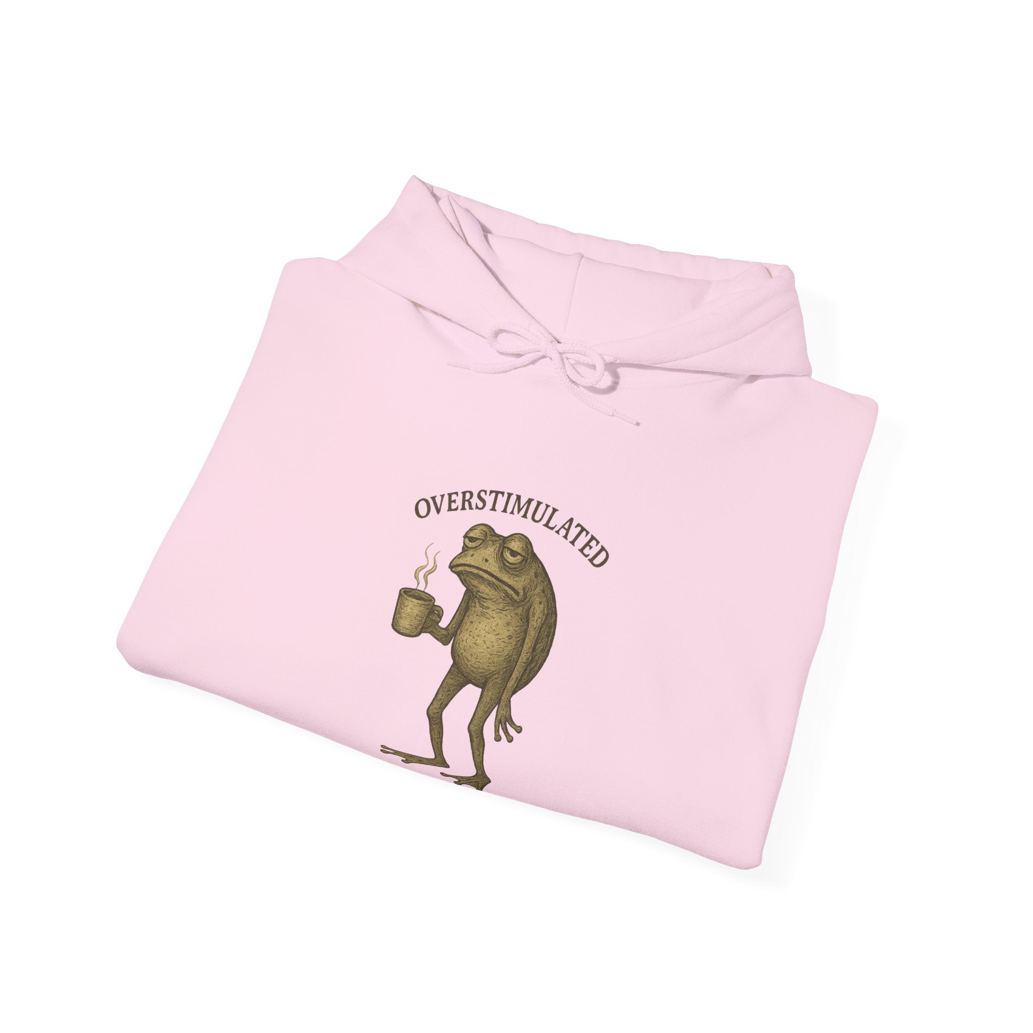 Overstimulated - Coffee Frog Hoodie