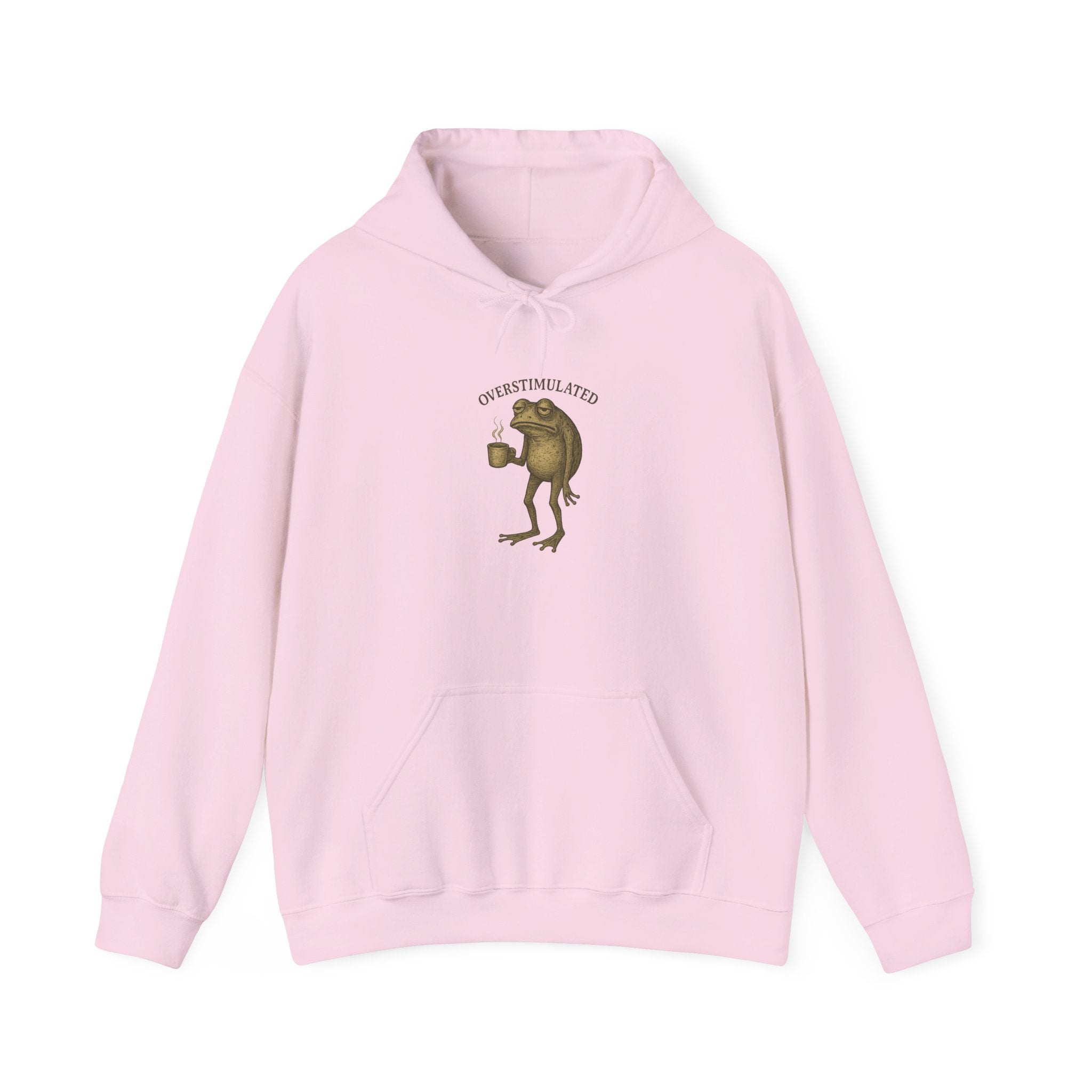 Overstimulated - Coffee Frog Hoodie